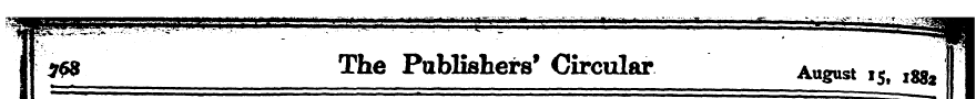 j yea The Publishers 1 Circular August 1...