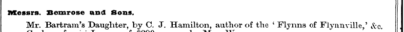 Messrs. Bemrose and Sons. Mr j--»^ . >¦ ...