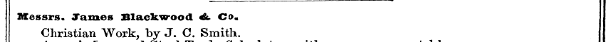 Messrs. James Blackwood 4t> Co. Christia...
