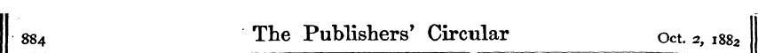 884 The Publishers' Circular Oct. 2, i88...