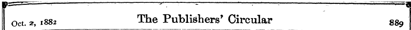 I* 8 - —' "~—= "— : : ^~*. Oct. 2,1882 T...