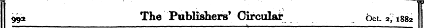 ^2 The Publishers' Circular Oct. 2,1882 ...