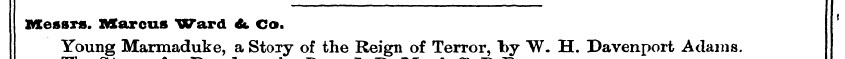 Messrs. USarous Ward & Co. Young ^ Marma...