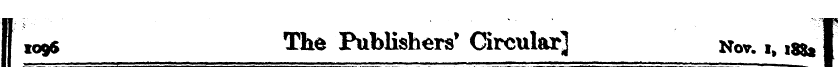 ff 096 The Publishers' Circular] Nov. h ...