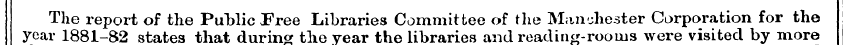 The report of the Public Free Libraries ...