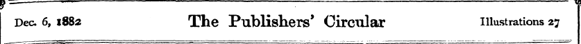 Dec 6,1882 The Publishers' Circular illu...