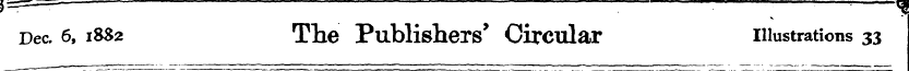 Dec. 6, 18S2 The Publishers * Circular i...