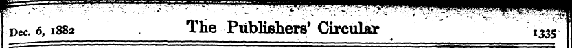 pec. 6,1882 The Publishers' Circular 1 3...