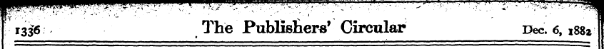 1336 The Publishers' Circular Dec. 6, xs...