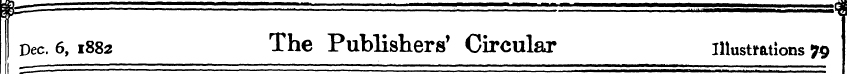 Dec. 6,1882 The Publishers' Circular ill...