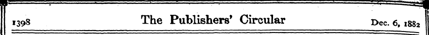 If " ^! 1398 The Publishers* Circular De...
