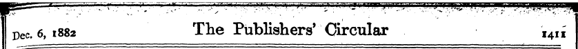 Pec. 6, 1882 The Publishers 1 Circular I...