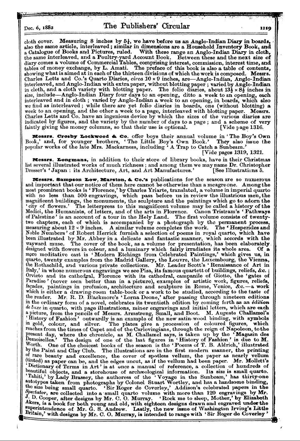Publishers’ Circular (1880-1890): jS F Y, 1st edition - Fuvn Bent F Mr . Us N« - Some Nnmi Aoker...
