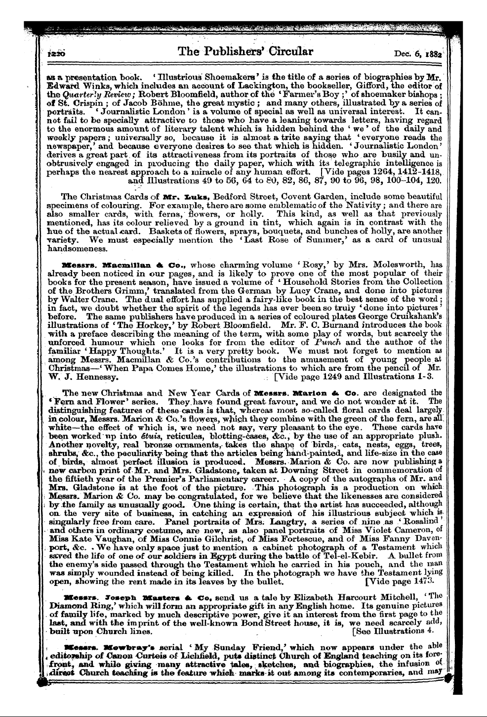 Publishers’ Circular (1880-1890): jS F Y, 1st edition - Fuvn Bent F Mr . Us N« - Some Nnmi Aoker...