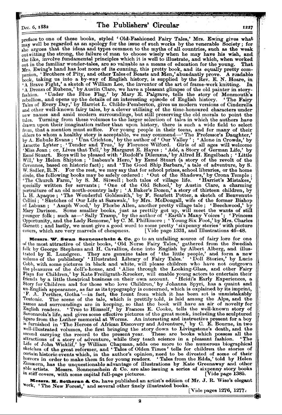Publishers’ Circular (1880-1890): jS F Y, 1st edition - Fuvn Bent F Mr . Us N« - Some Nnmi Aoker...