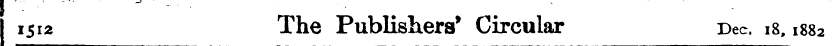 ¦¦¦¦'-¦ ,-J „ " 1512 The Publishers * Ci...