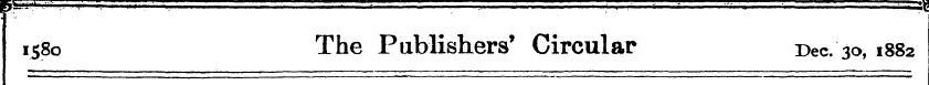 1580 The Publishers' Circular Dec. 30, 1...