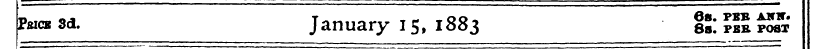Phicb 3d. January 15, 1883 iS; JS £!£