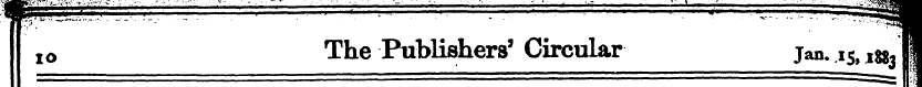 ,o The Publishers'Circular jan. .15, ,a ...