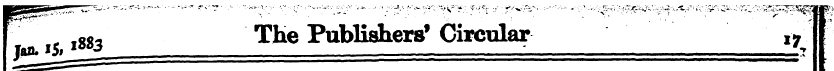 f „ lgo- The Publishers 1 Circular , 7