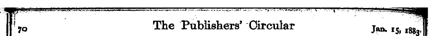 "" ilr 1 70 '""" :' . ¦' The Publishers ...