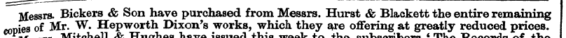 copies Messrs of Mr . Bickers . W. Hep &...
