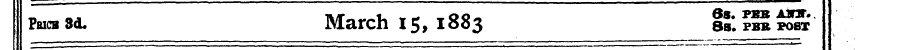 PaicB3d. March 151883 slll^ , ^