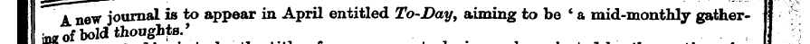 I I ^otbold A new journal thoughts is to...
