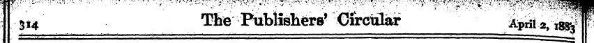 314 Tfae PahlJBherV Circular . ^rfty ^ll...