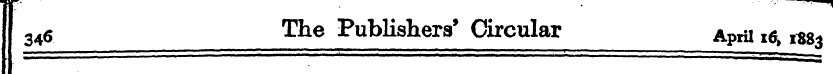 346 The Publishers * Circular April 16, ...