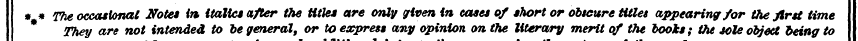 * * The occasional Note* in italics afte...