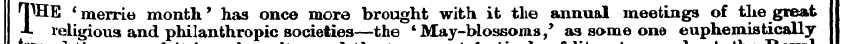 I^H E 'merrie month' has once more broug...