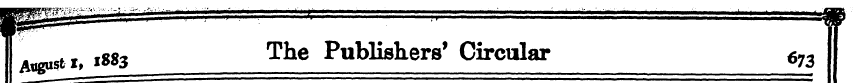 Aflgusti, 1883 The Publishers' Circul - ...