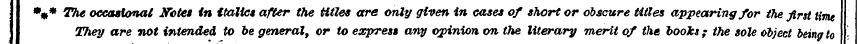 * * * The occasional JTotes in italic* a...