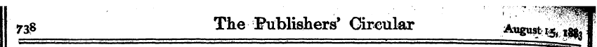 I I 73? • ¦ The Publishers . ' ¦ Circula...