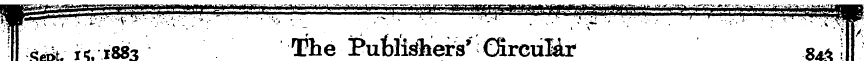 sept, is, is?3 The £I>Publishers G ' CSr...