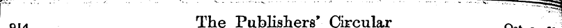 ma The Publishers * Circular . ^ i