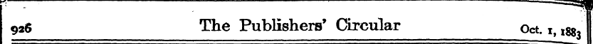 92$ The Publishers' Circular Oct. i, x«g...