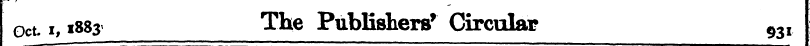 F-" ' Oct. i, 1883 ^ke Publishers 1 Circ...