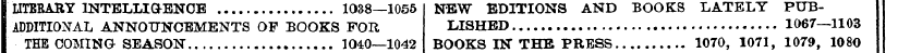 LITERARY INTELLIGENCE 1038—1055 NEW EDIT...