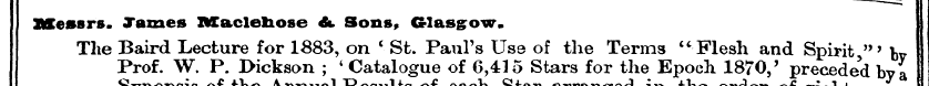 Messrs. James IHacleliose &. Sons, Glasg...