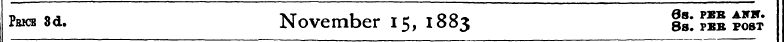 Phicb 3d. November 15, 1883 %%\ JS £££