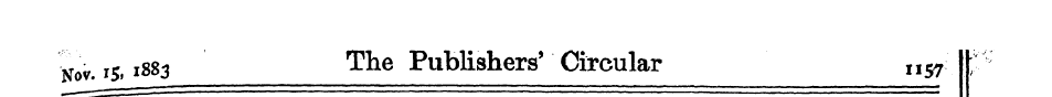 Nav. is. i8 g 3 The Publishers' Circular...