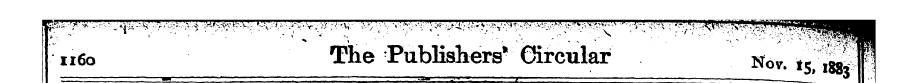 n6o The Publishers* Circular Nov. t 5 ,^...