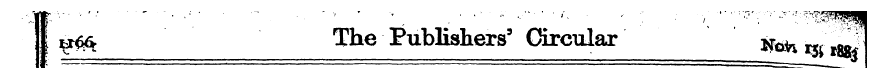 I K^t The Publishers' Circular *** i»ili...