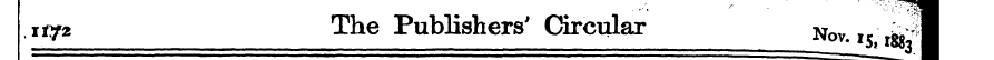 M'r ' ivT2 The Publishers' Circular . ^ ...