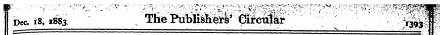 ¦ bee. is, 1883. N ' , ' Th6 : HMisli^ *...