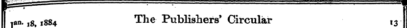 T an. ,g 1884 The Publishers' Circular t...
