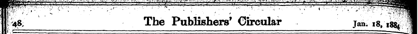 l|8 The Publishers' Circular jaa; is, is...