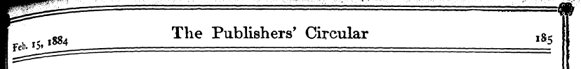 If I ^ is cc. The Publishers' Circular !...
